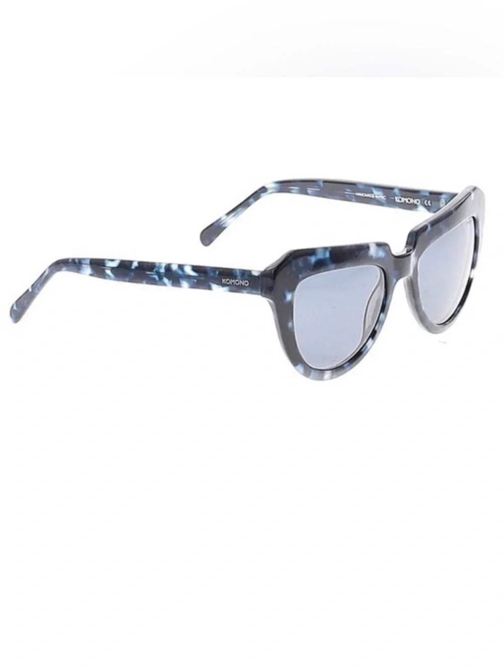 KOMONO NEW Stella Indigo Demi Sunglasses Blue Tortoise Cat eye